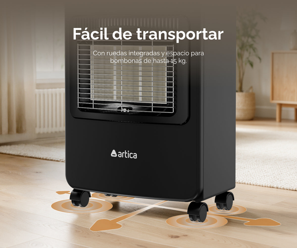 ESTUFA GAS ARTICA AEI4200N INFRARROJOS 4200W NEGRO