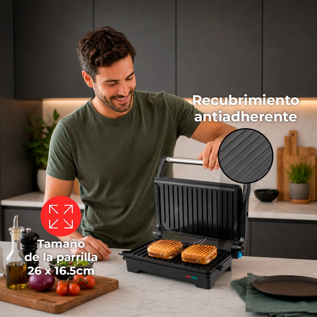 GRILL FAGOR  EASYGRILL XL 1200W 26X16,5CM 180º