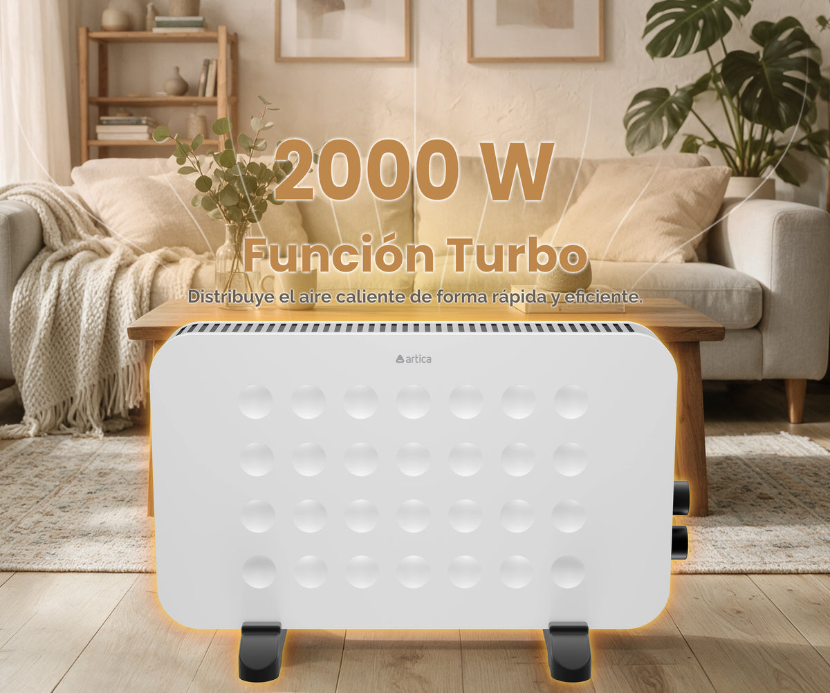 CONVECTOR ARTICA ACCV2000B 2000W BLANCO TURBO