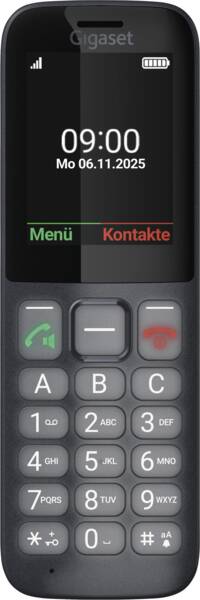 SENIORPHONE GIGASET CONFORT 600 SIM 4G 2,4" BLACK