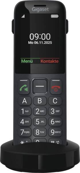 SENIORPHONE GIGASET CONFORT 600 SIM 4G 2,4" BLACK
