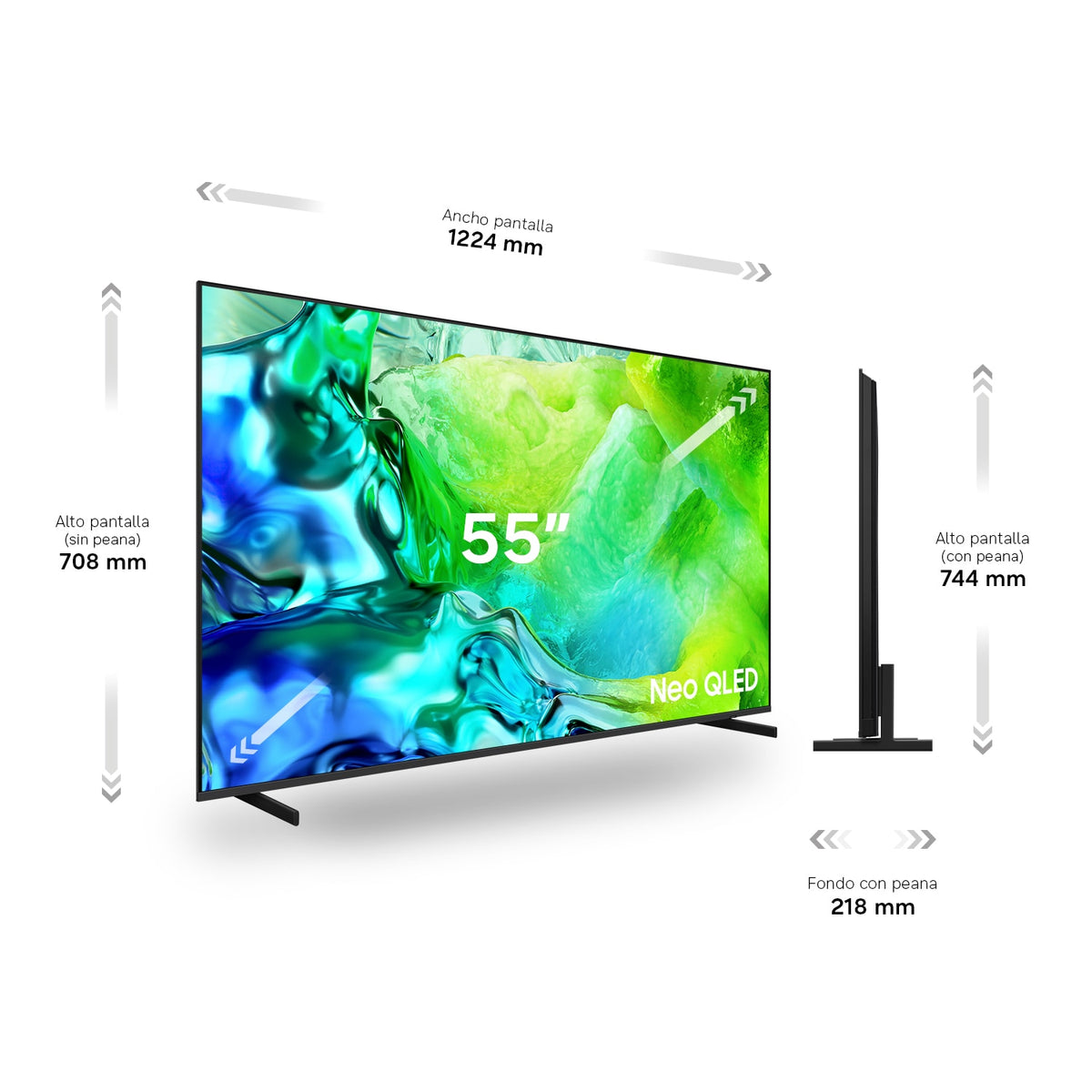TV SAMSUNG 55" TQ55QN80H UHD NEOQLED SMARTTV 120HZ