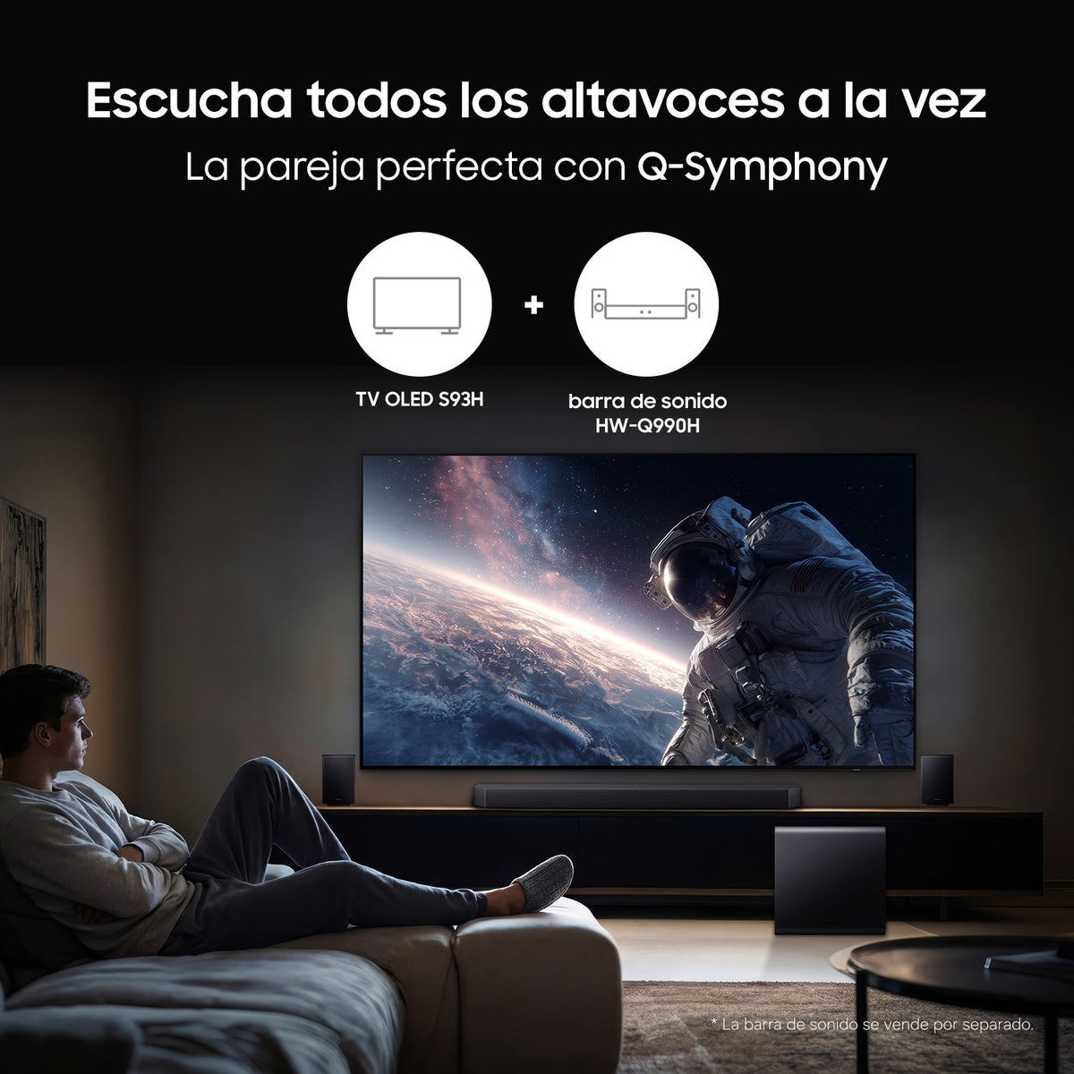 TV SAMSUNG 83" TQ83S93H UHD OLED SMART TV 165HZ