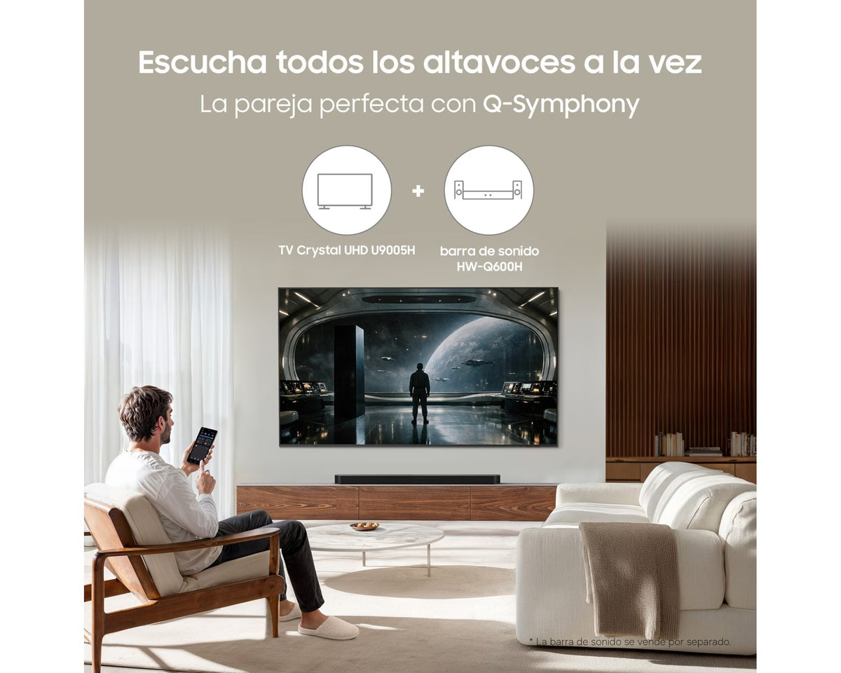 TV SAMSUNG 98" TU98U9005H CRYSTAL UHD SMARTTV 240H
