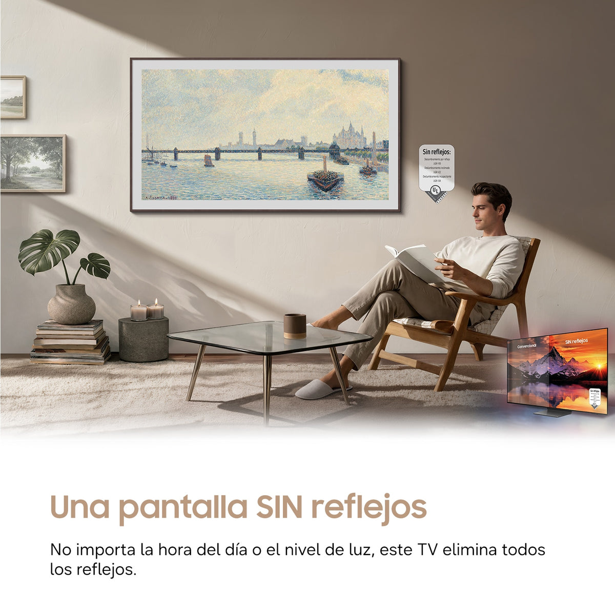 TV SAMSUNG 43" TQ43LS03H UHD QLED THEFRAME