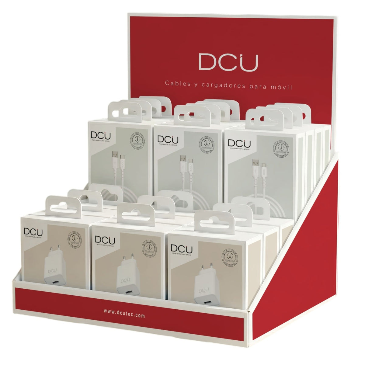 EXPOSITOR DCU MINI CARGA MOVIL 3XCARG 3XCAB