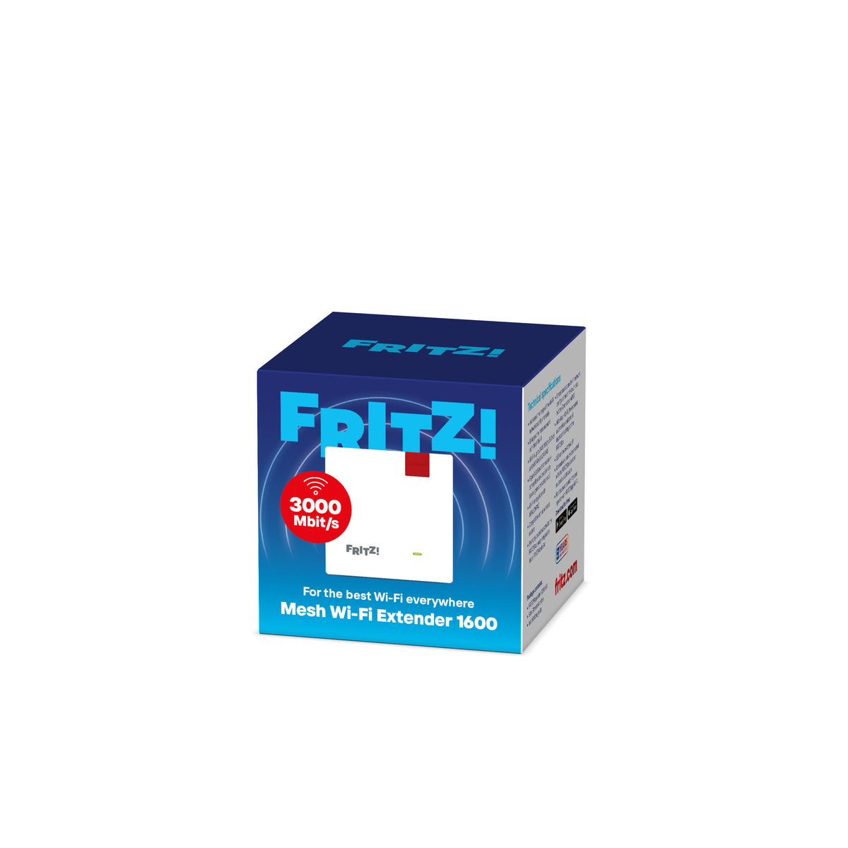 REPETIDOR FRITZ! WIFI-6 1600 BLANCO 1000 MB/S