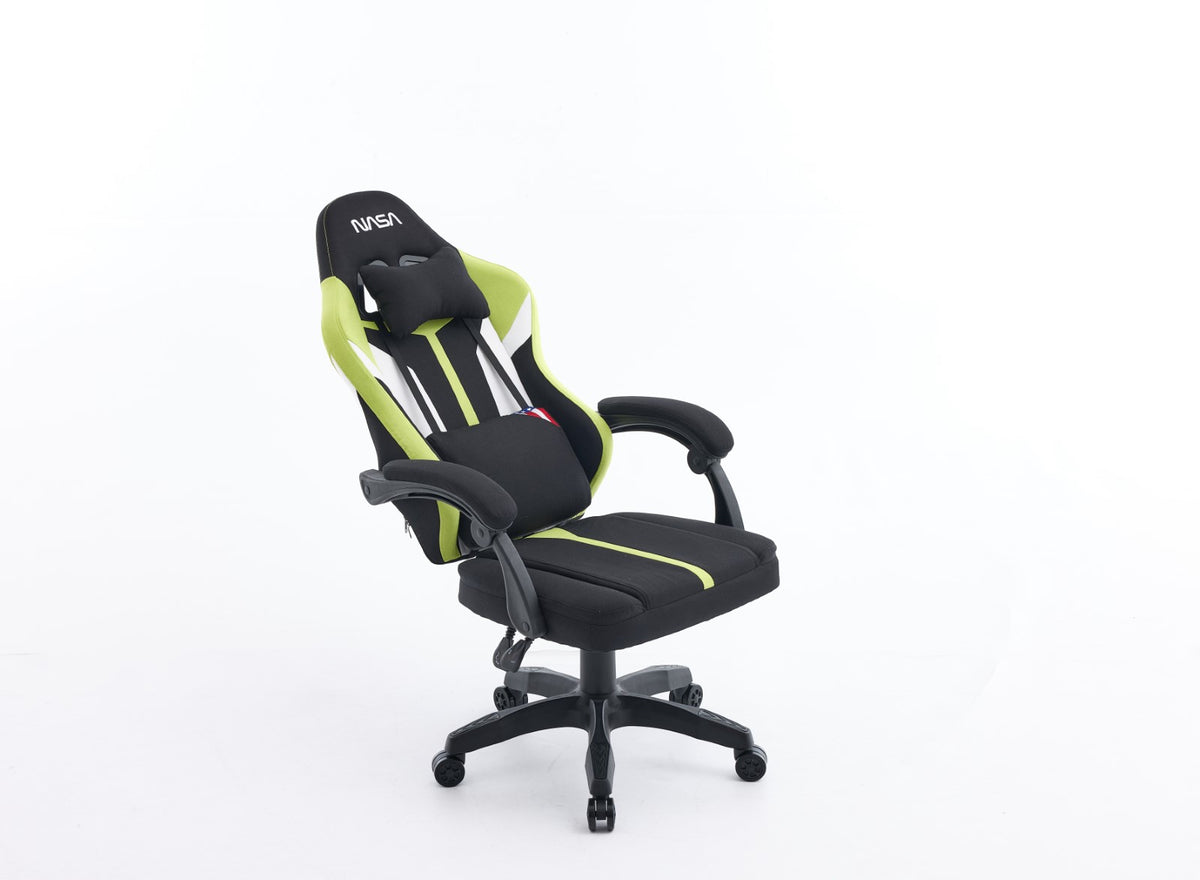 SILLA GAMING NASA SATURN PRO NEGRO VERDE