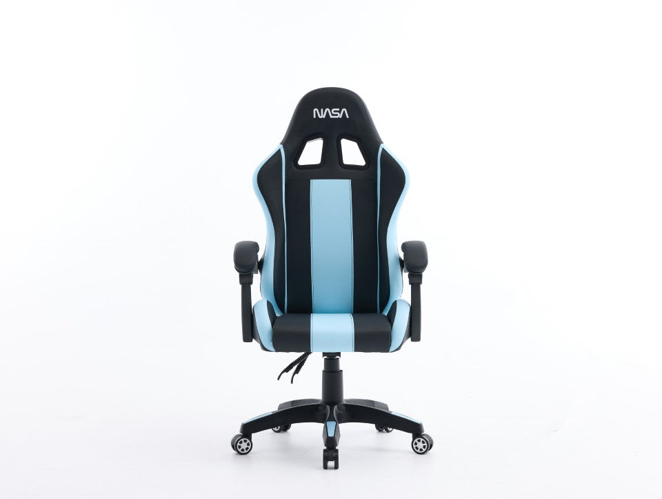 SILLA GAMING NASA SPIRIT NEGRO AZUL CLARO