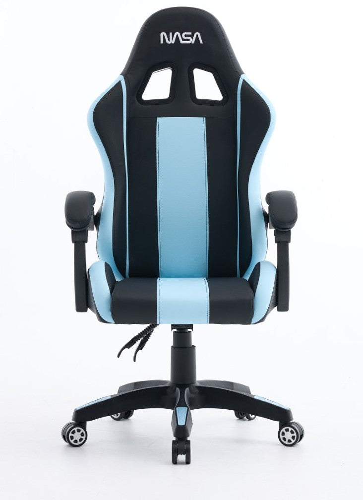 SILLA GAMING NASA SPIRIT NEGRO AZUL CLARO