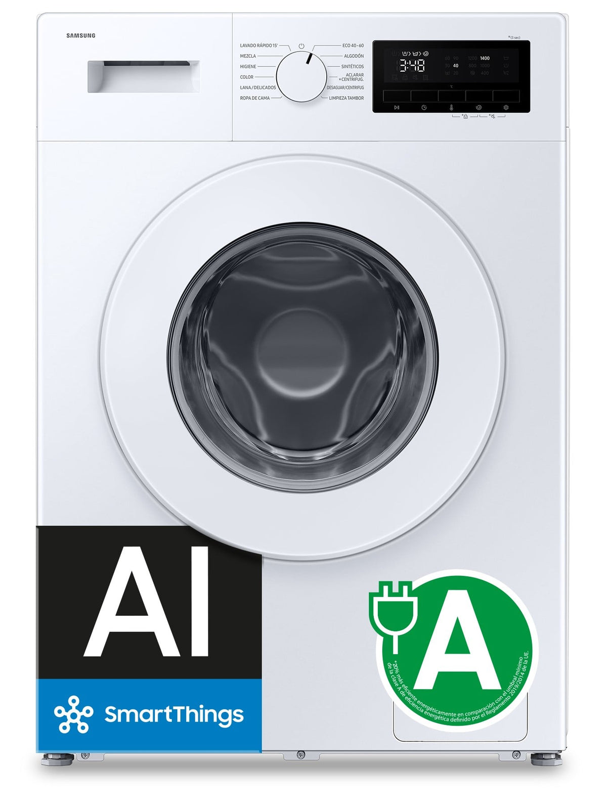 Lavadora Samsung WW90FG3M05TW/EC 9 kg 1400 rpm Blanca – imagen principal