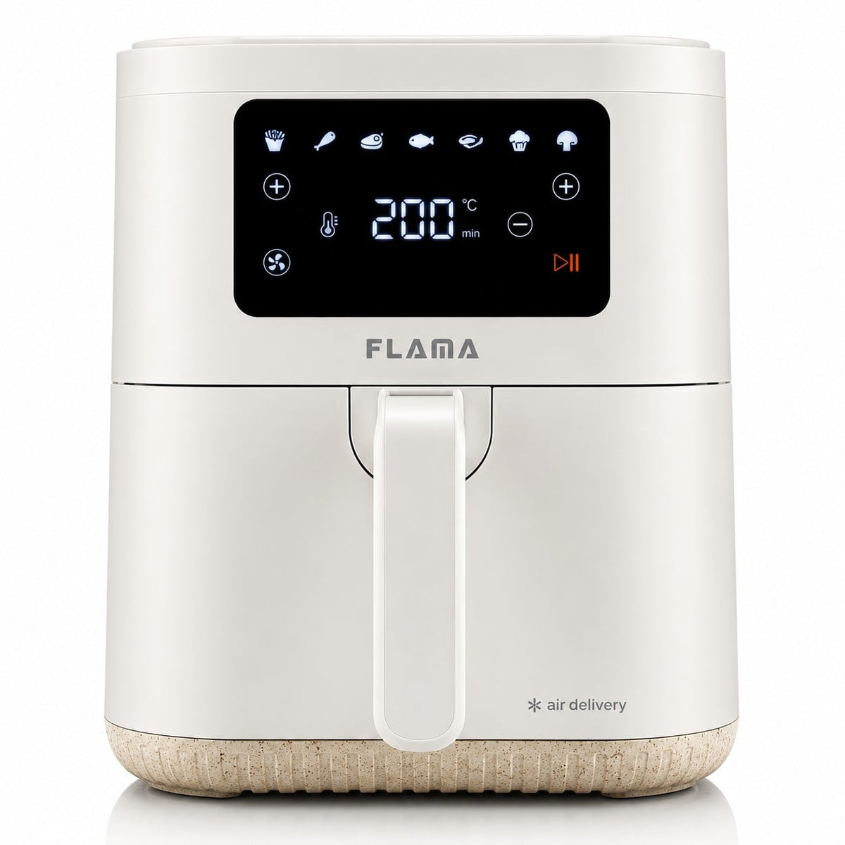 FREIDORA AIRE FLAMA 651FL 6L DIG.SLIM PEARL WHITE