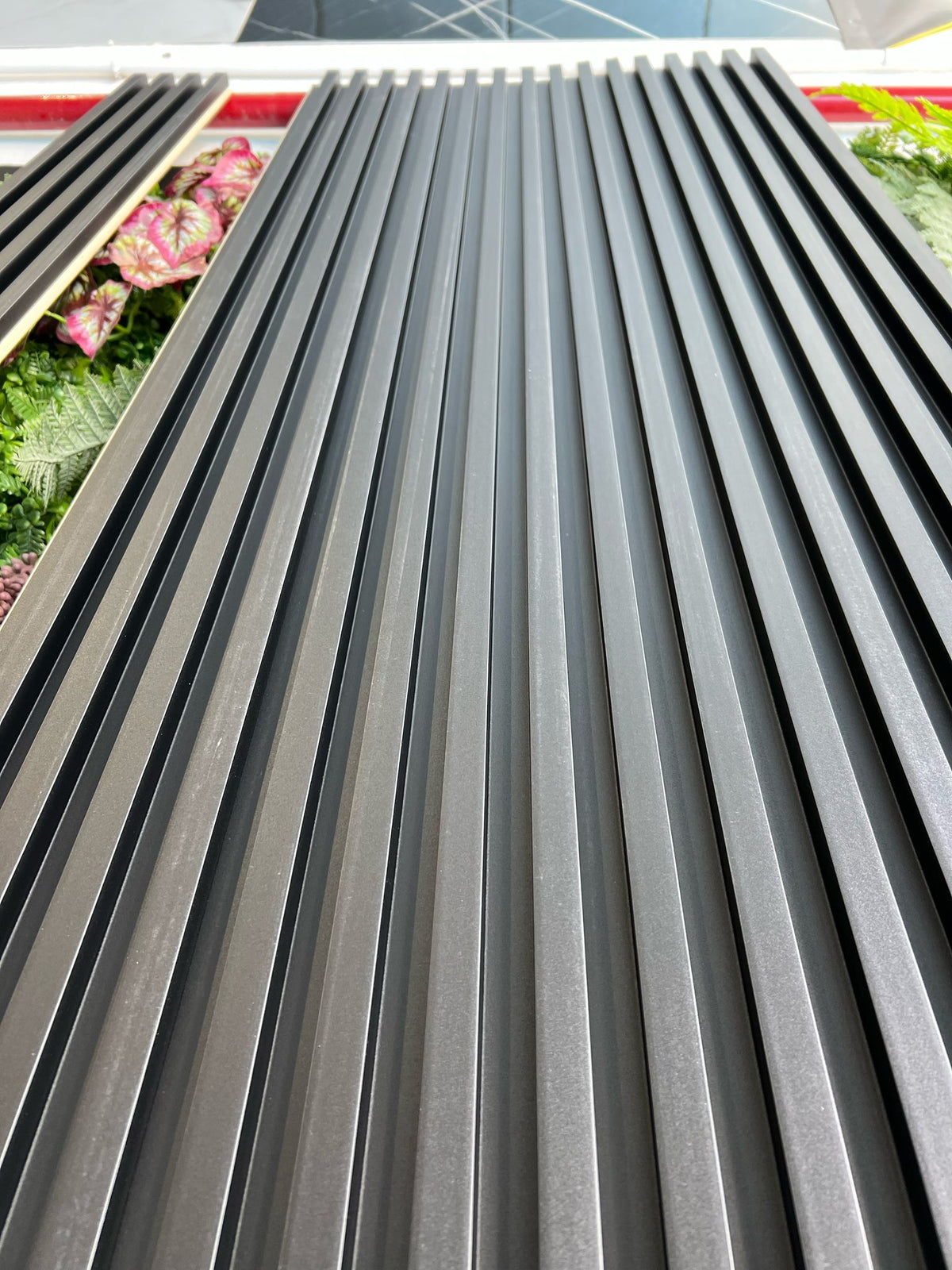 Listón decorativo PVC Negro Regular 290 x 16 cm