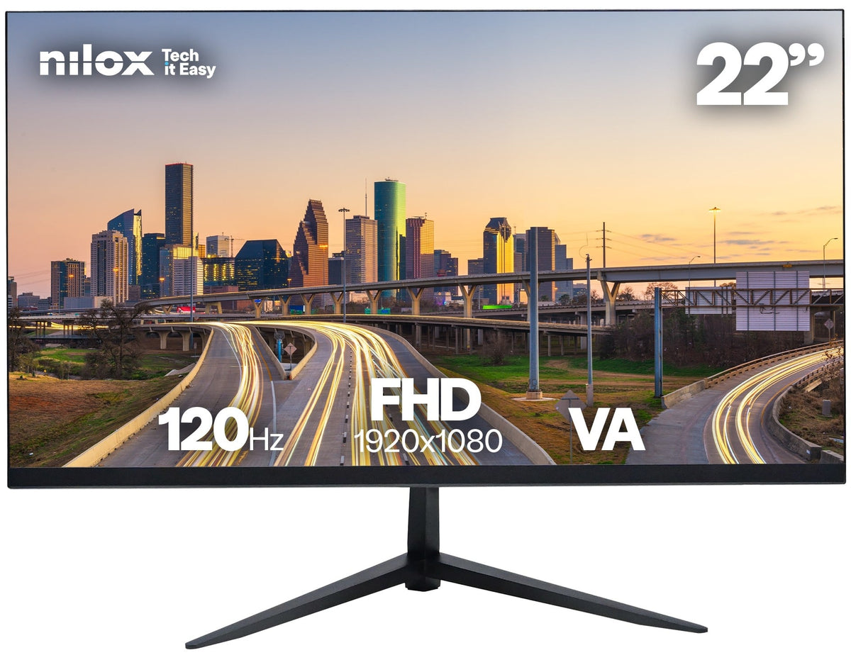MONITOR NILOX 22" NXM22FHD1203 120HZ VGA HDMI