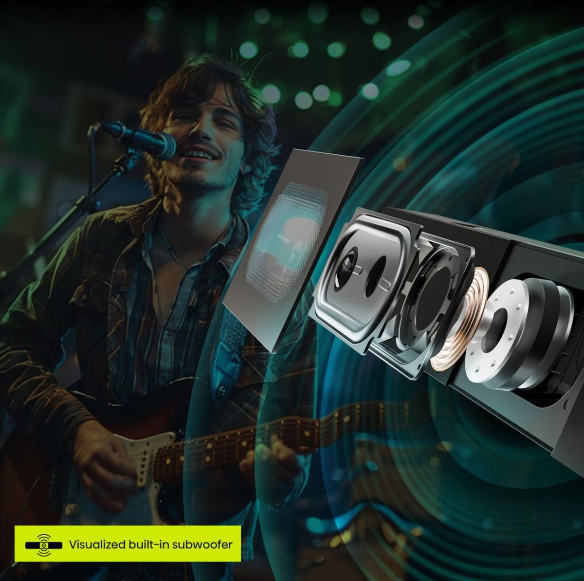 BARRASONIDO HISENSE HS2000 2.1 240W HDMI/USB/BT