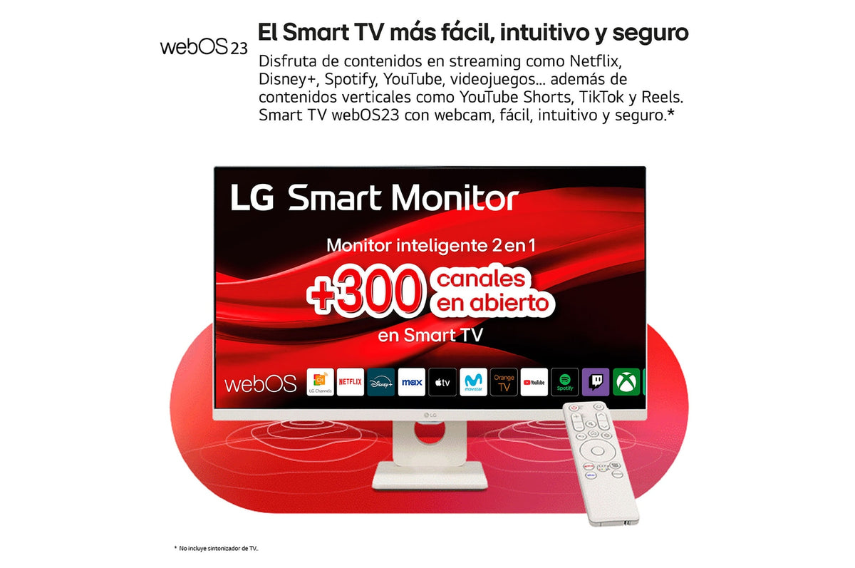 MONITOR LG 27" 27U511SA W FHD IPS SMART MONITOR