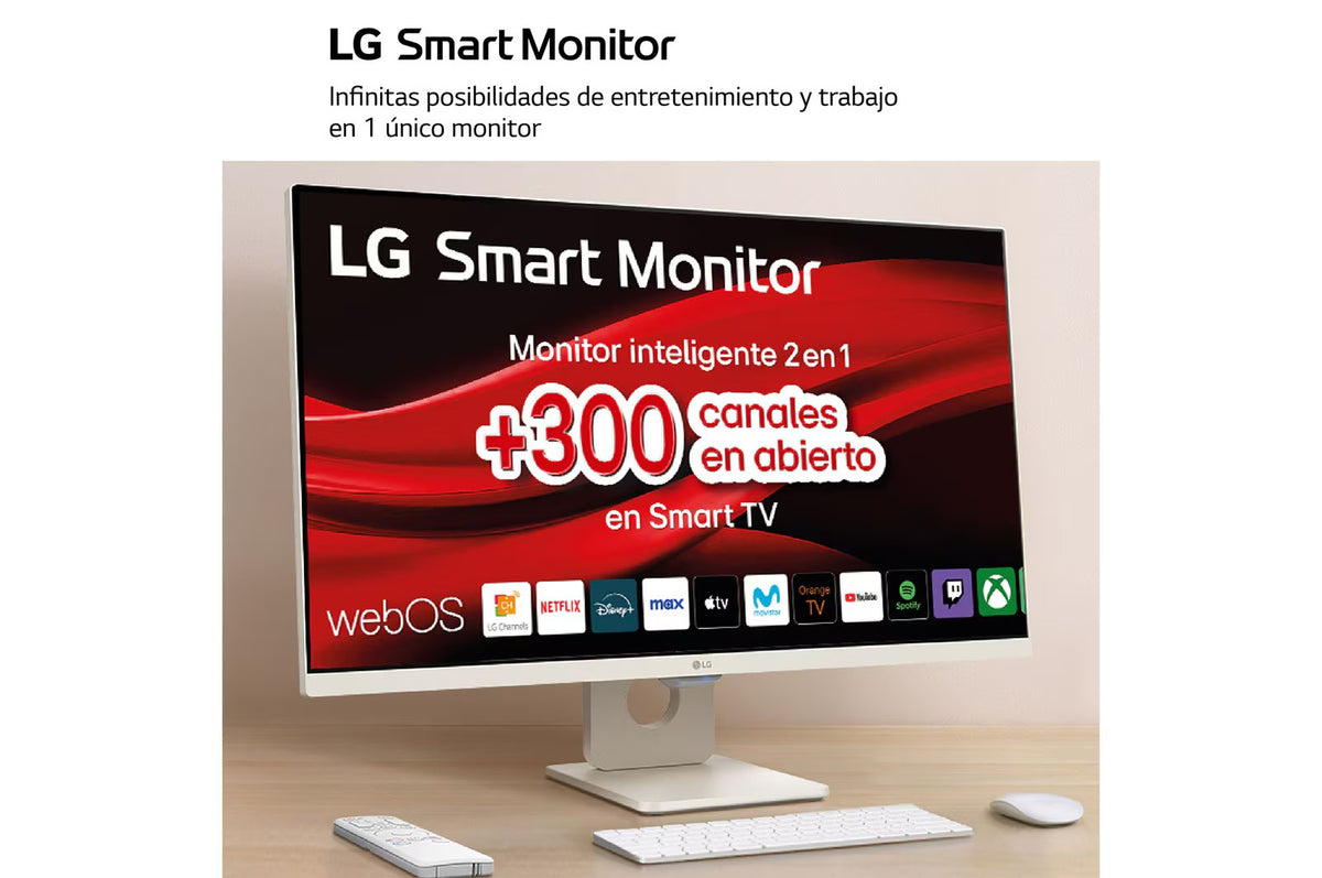 MONITOR LG 27" 27U511SA W FHD IPS SMART MONITOR