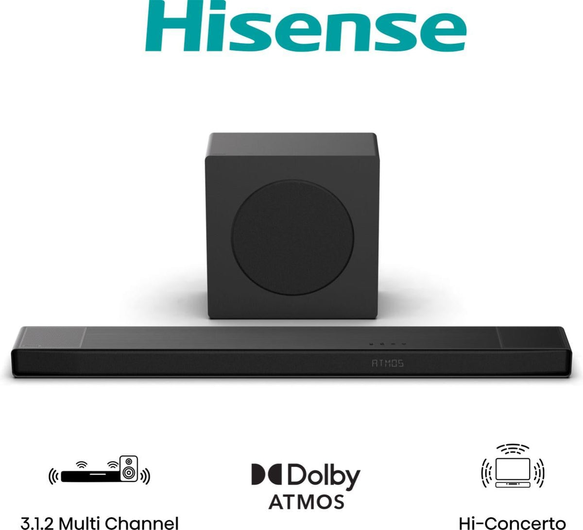 BARRASONIDO HISENSE AX3120Q 3.1.2 440W DOLBYATMOS