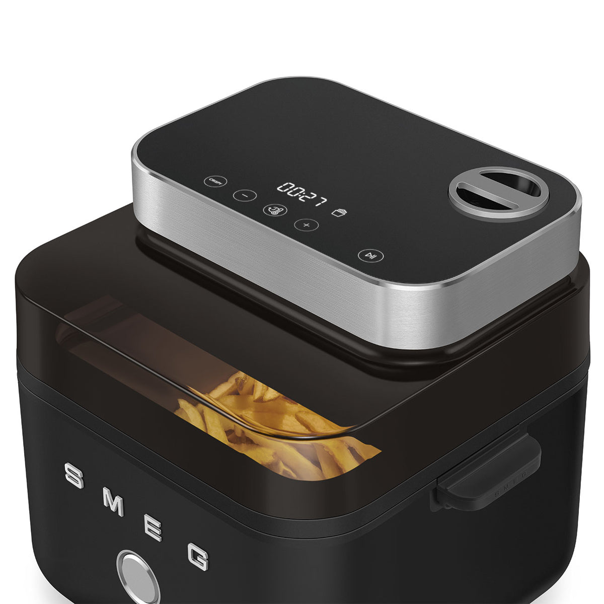 FREIDORA AIRE SMEG AFC01BLMEU 1450W 7L 10PR NEGRO