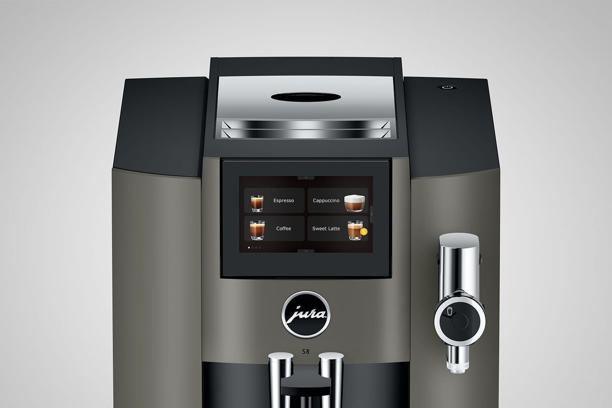 CAFET. JURA S8 DARK INOX 15480 PANT.TACTIL