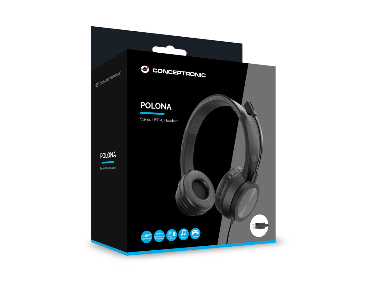 AURICULAR CONCEPTRONIC USB C ESTEREREO CON MIC
