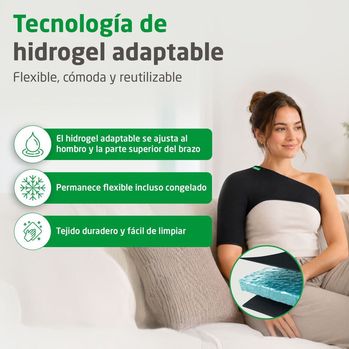 ALMOHADILLA MEDISANA  GP102 HOMBROS FRIO/CALOR AJU