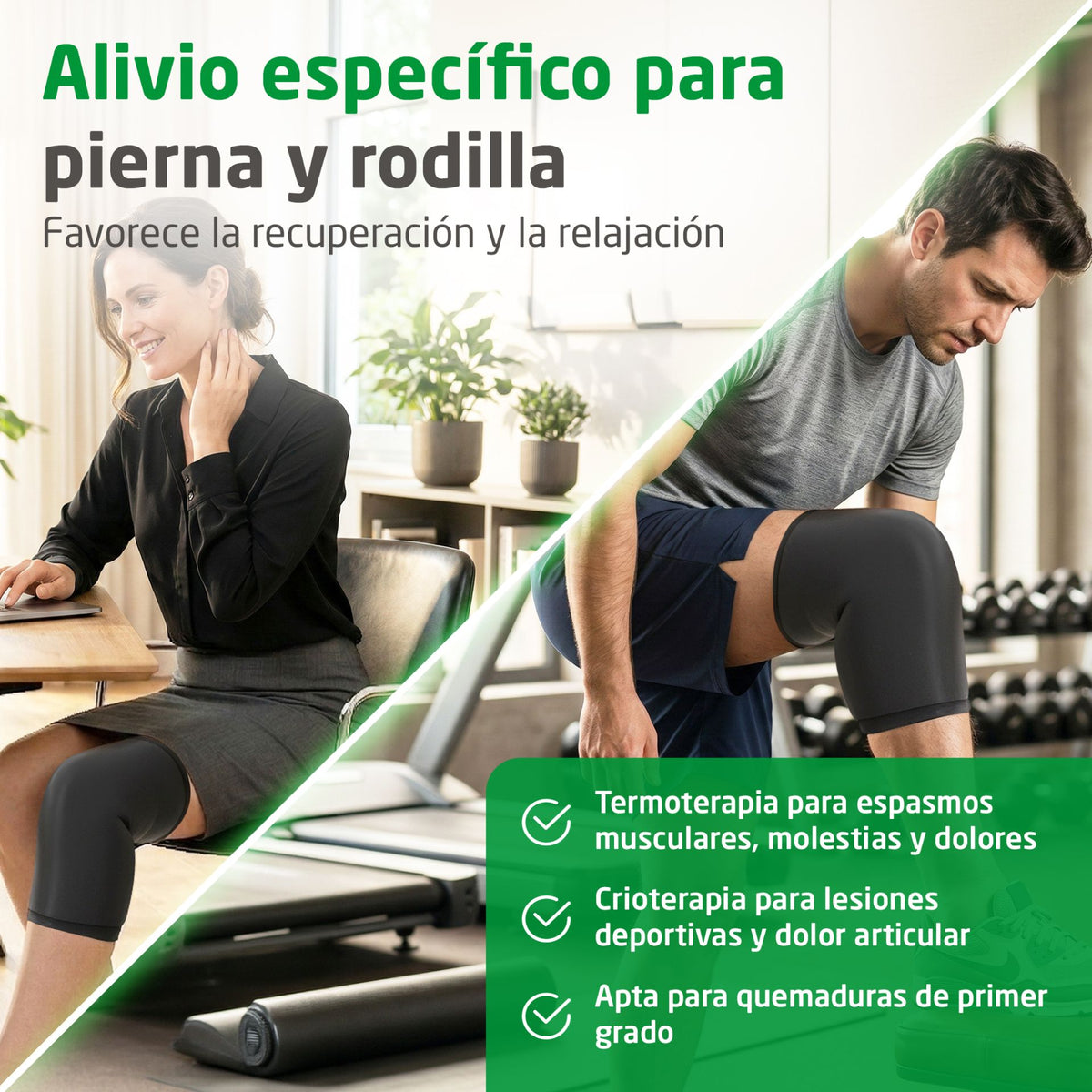 ALMOHADILLA MEDISANA GP105 PIERNA FRIO/CALOR