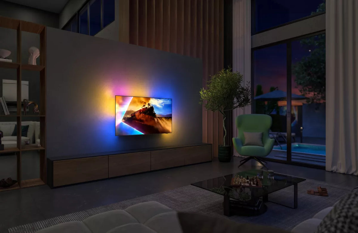 TV PHILIPS 55" 55OLED801 UHD OLED STV AMBILIGHT P5