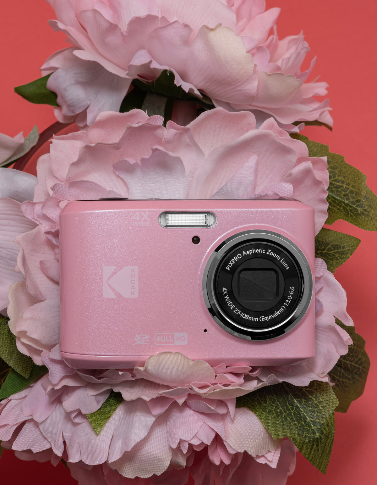 CAMARA KODAK FZ45 ROSA 16MP ZOOM OPTICO X4