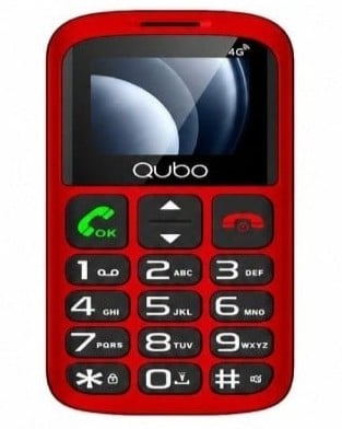 SENIORPHONE QUBO P-186RD 4G 1,7"