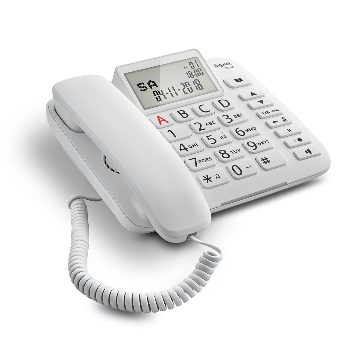 TELEFONO SOBREMESA GIGASET DL380 WHITE