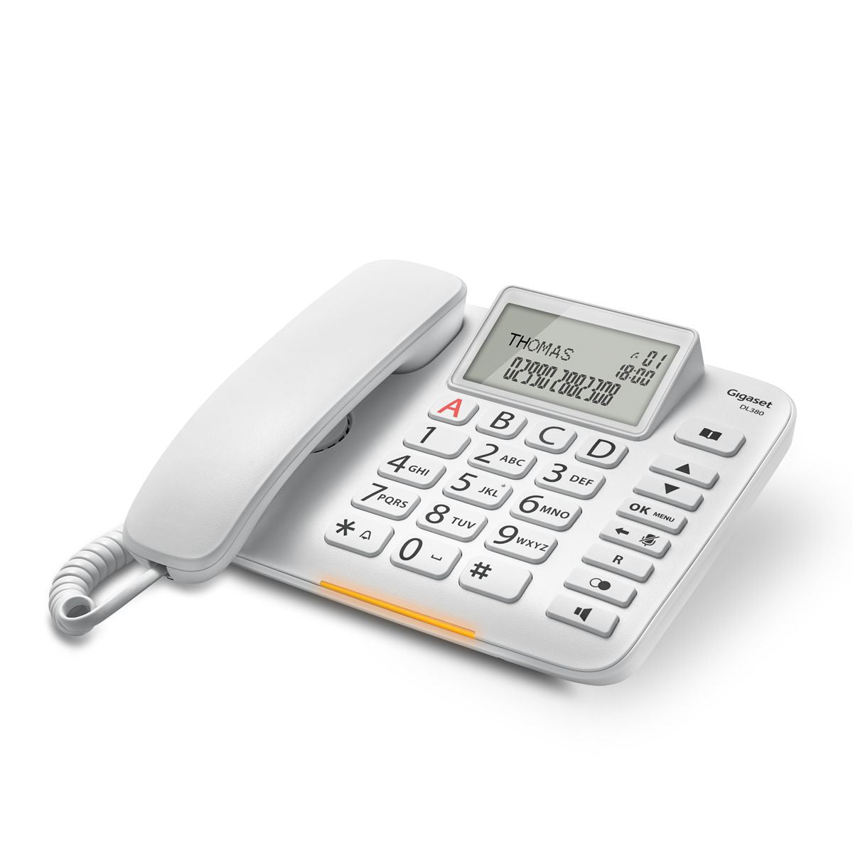 TELEFONO SOBREMESA GIGASET DL380 WHITE