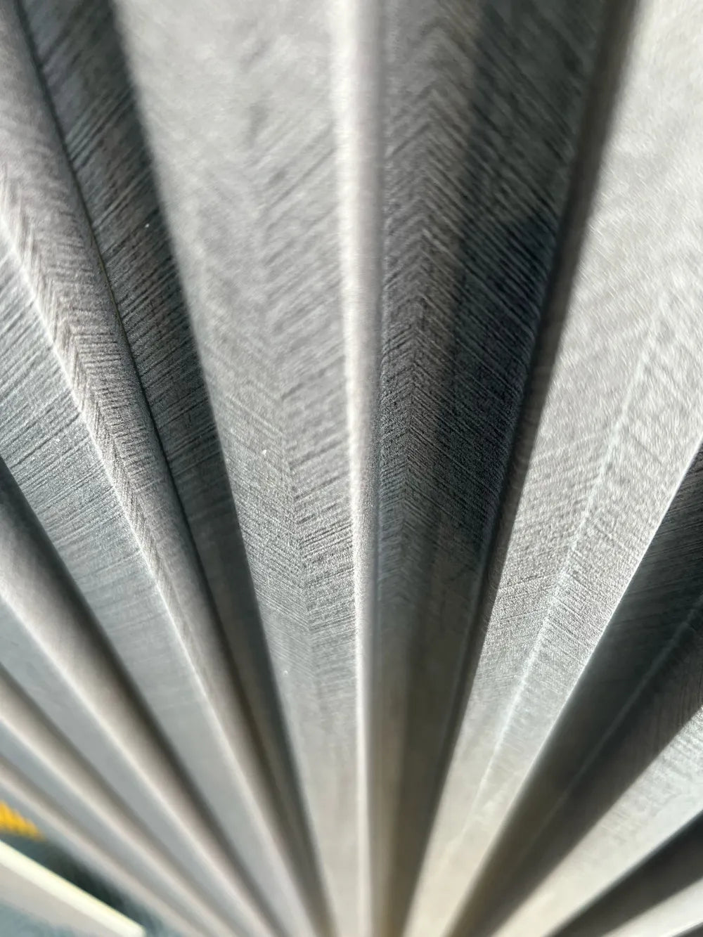 Listón decorativo PVC Gris Espiga Regular 290 x 16 cm