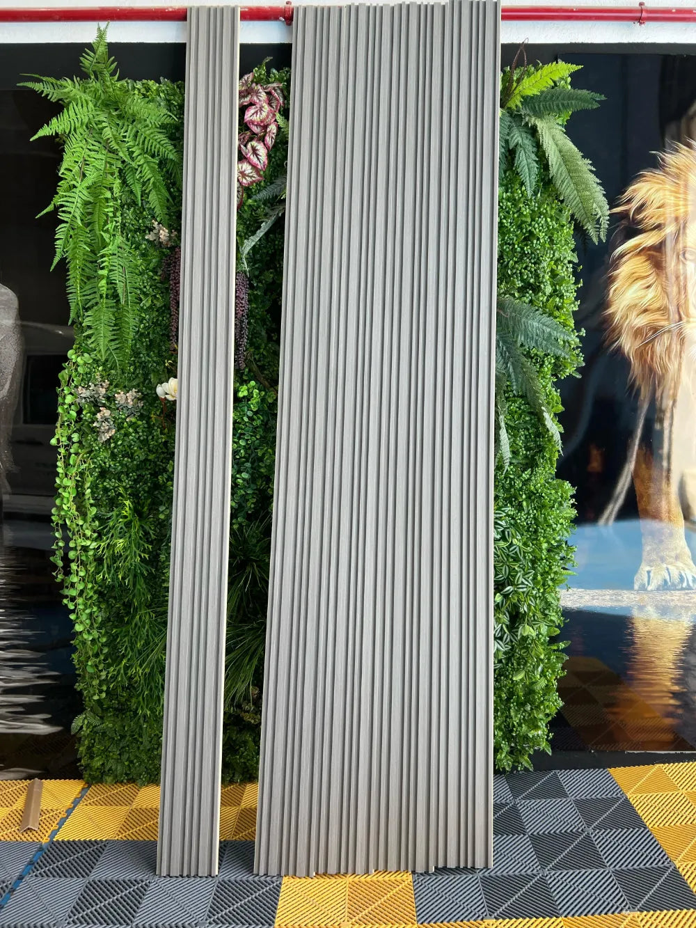 Listón decorativo PVC Mix Gris 290 x 18 cm