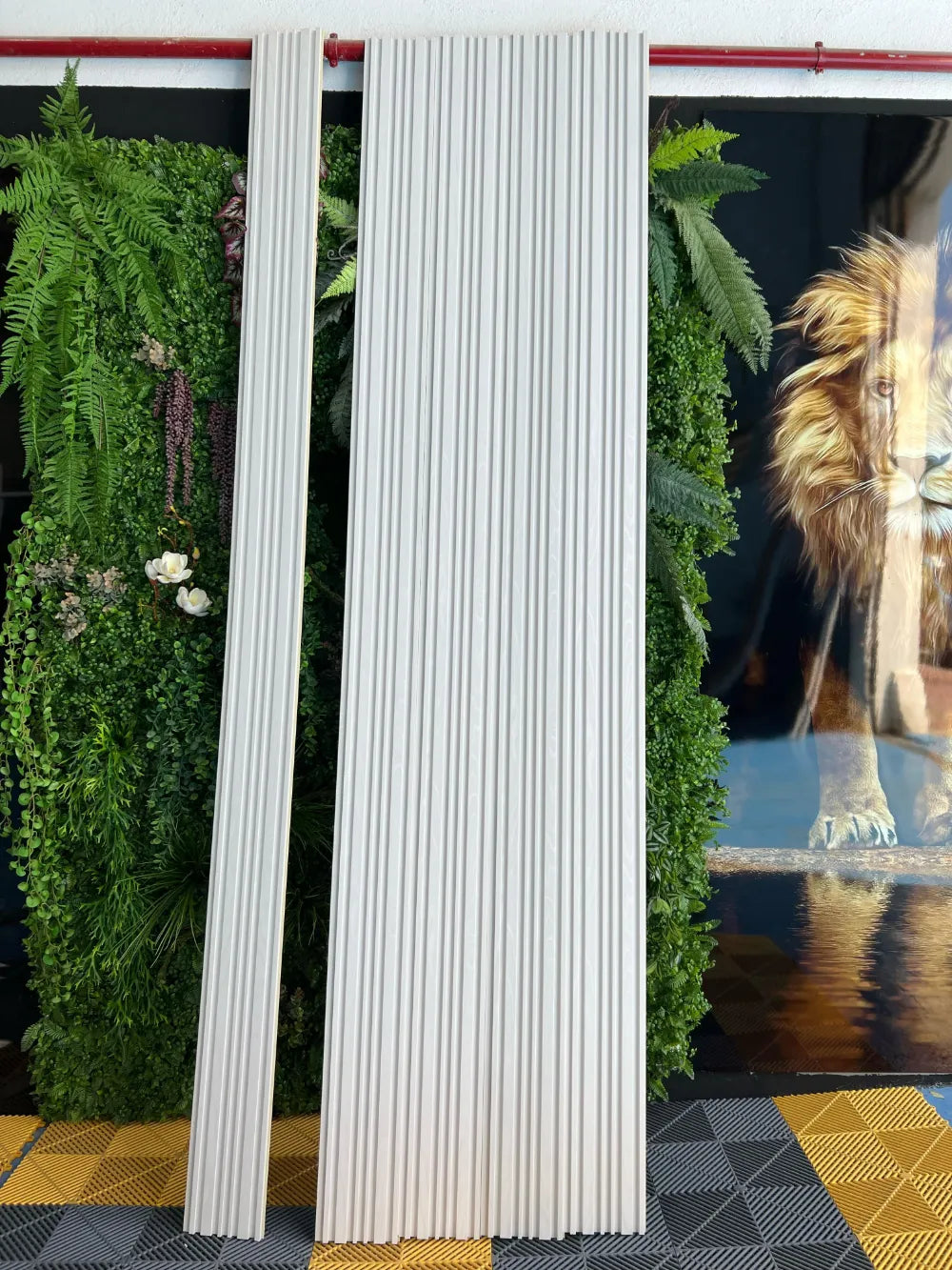 Listón decorativo PVC Mix Blanco 290 x 18 cm