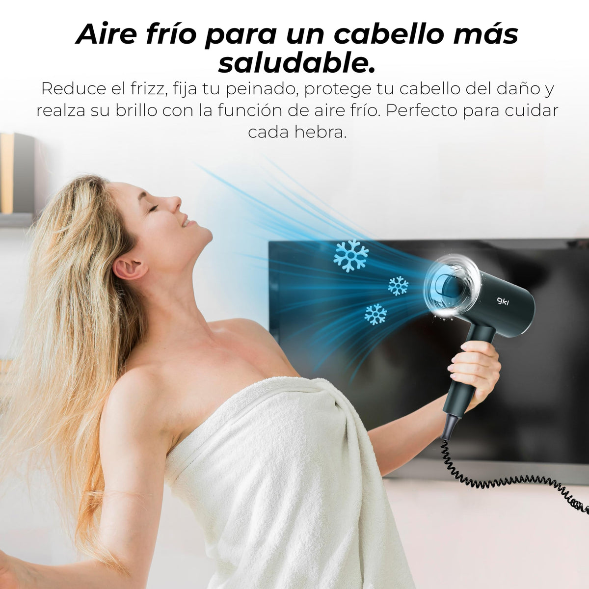 Secador de pelo para hoteles 1600 W Grunkel PEARLRESORT blanco