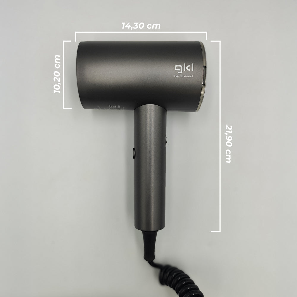 Secador de pelo para hoteles 1600 W Grunkel ONYXRESORT negro
