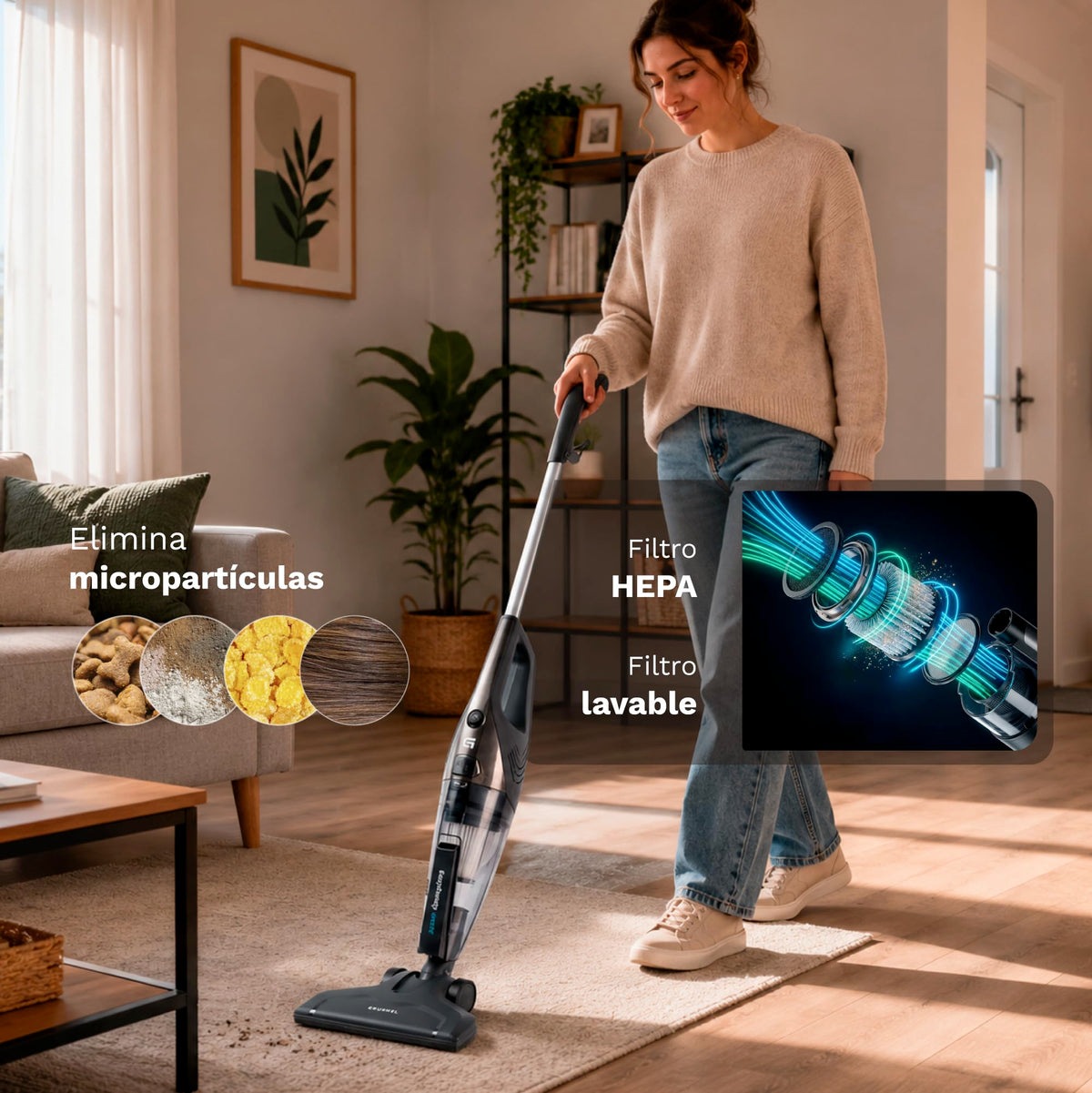 Aspirador escoba Grunkel ASP-EASY