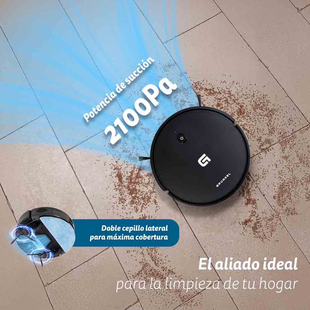 Robot aspirador con navegación giroscópica Grunkel I-DANCERGYRO