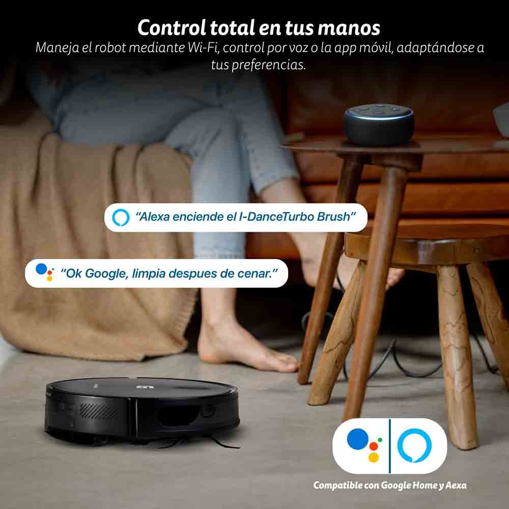 Robot aspirador con navegación láser Grunkel I-DANCERTURBOBRUSH