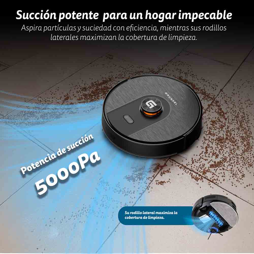 Robot aspirador con navegación láser Grunkel I-DANCERTURBOLASER