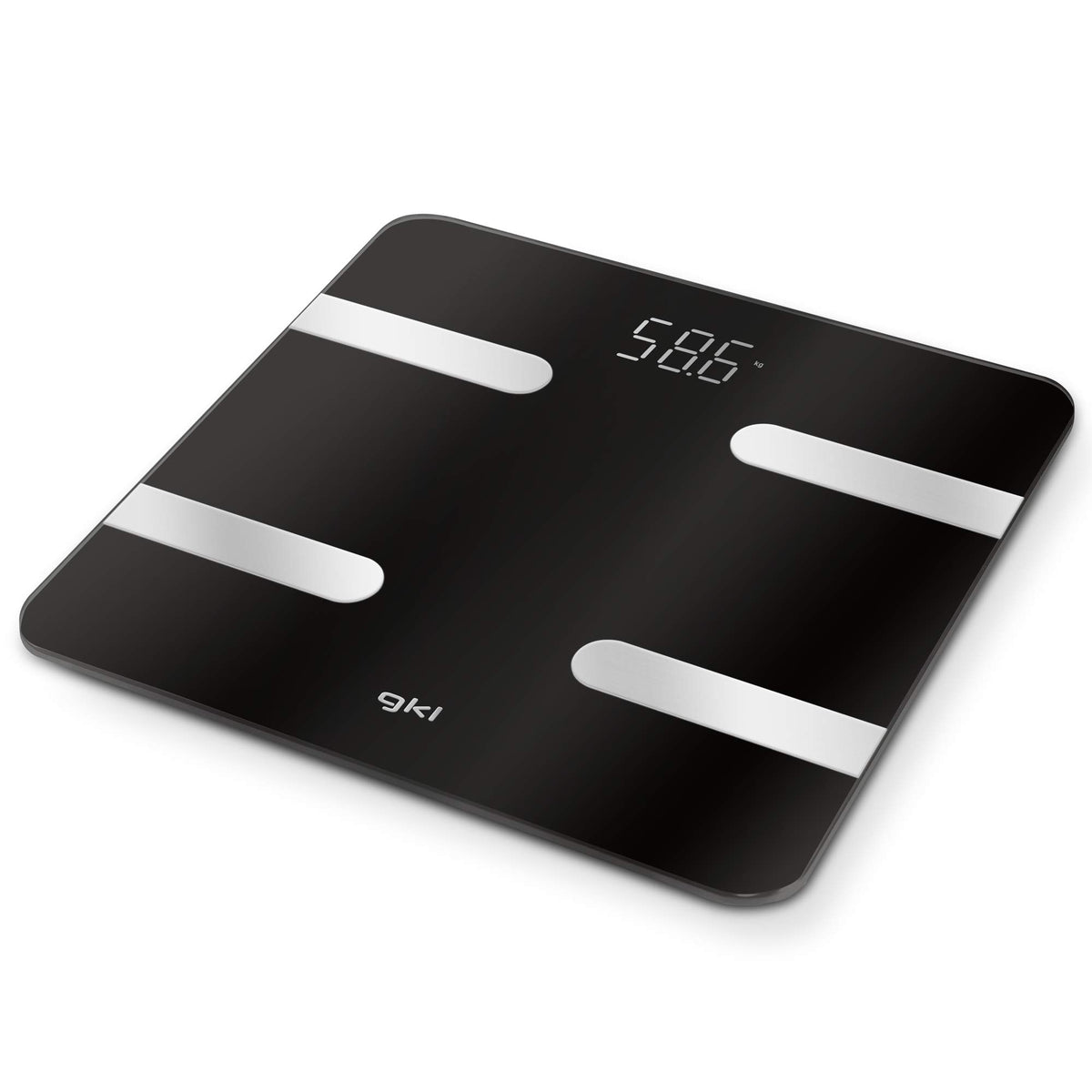 Báscula de baño inteligente con app Grunkel FITBLUE300BLACK negra