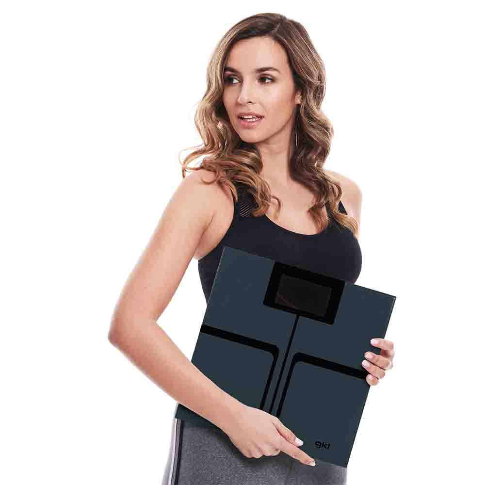 Báscula de baño digital Grunkel FITMAXBLACK negra