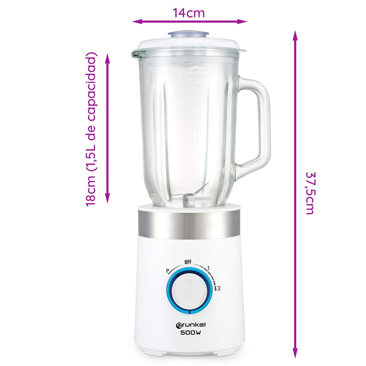 Batidora de vaso Grunkel BT-PRACTICA500