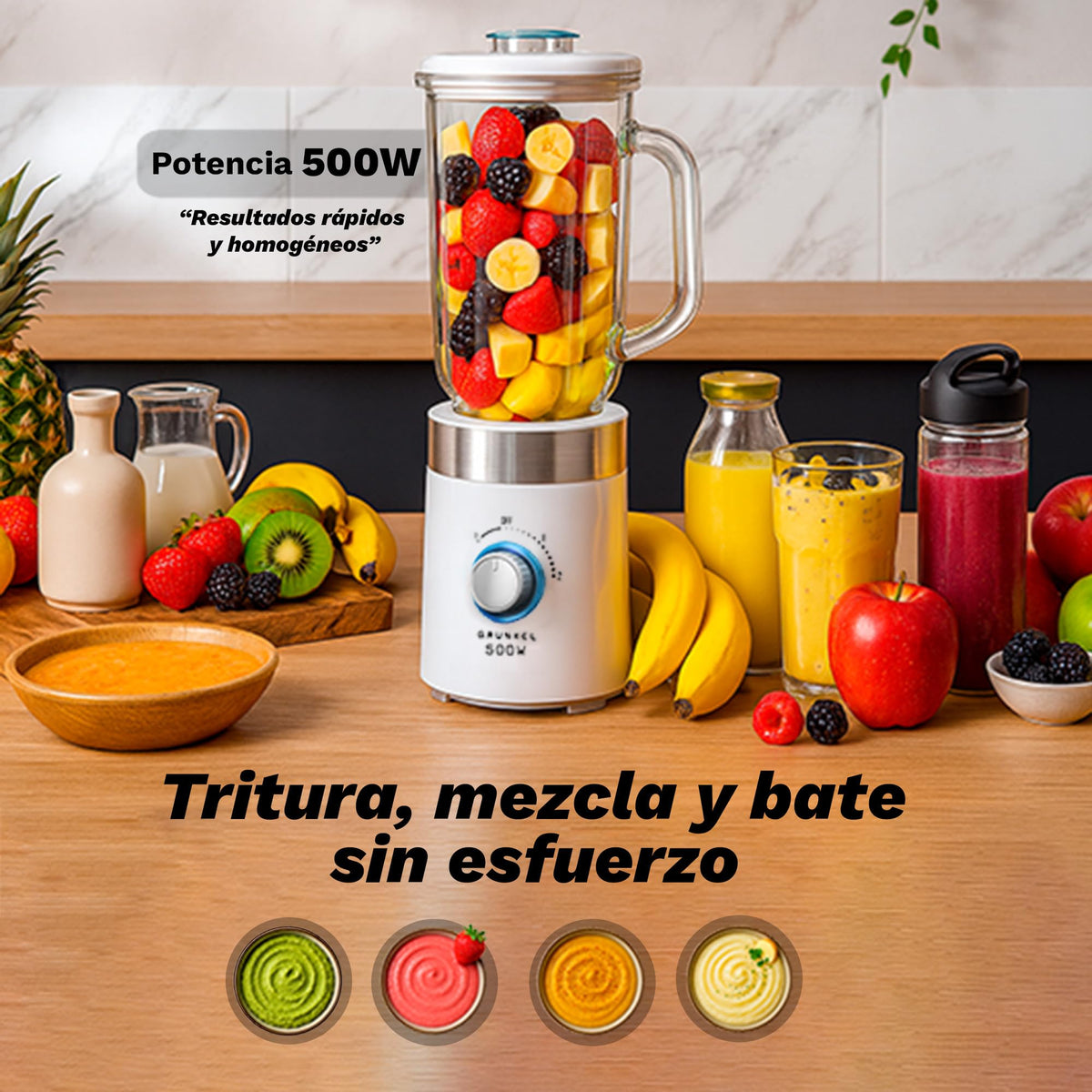 Batidora de vaso Grunkel BT-PRACTICA500