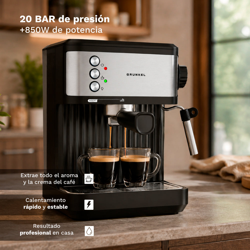 Cafetera espresso Grunkel CAFPRESSO-20AROMA