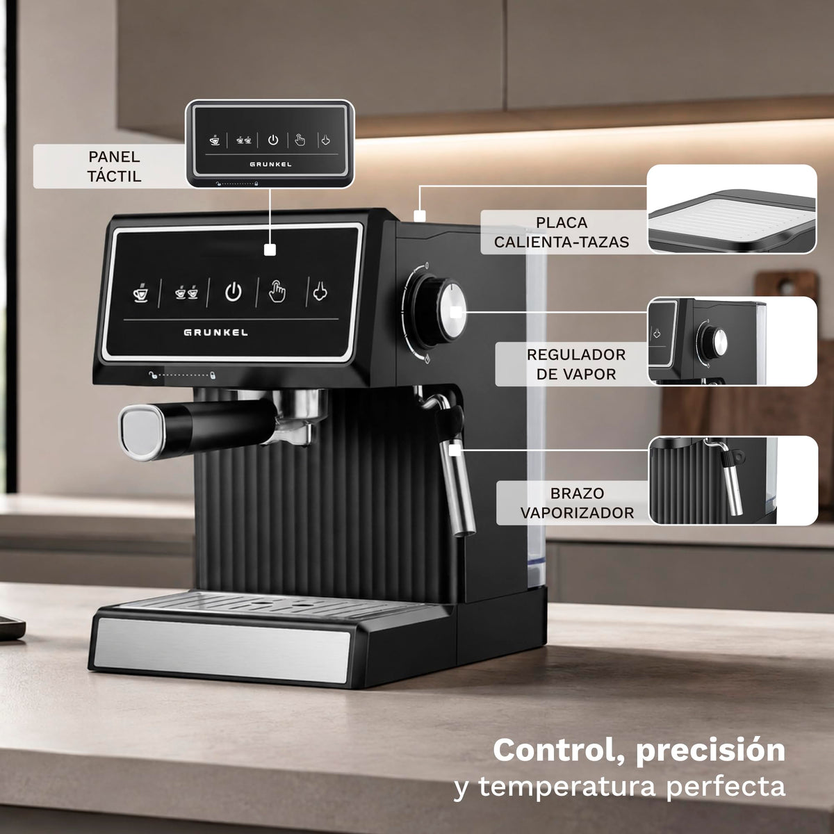 Cafetera espresso Grunkel CAFPRESSO-20PULSE