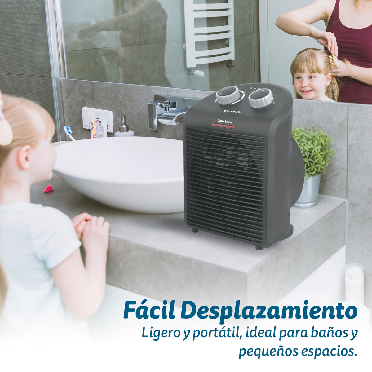 Calefactor termoventilador 2000 W Grunkel WB-2000PLUSNG gris oscuro