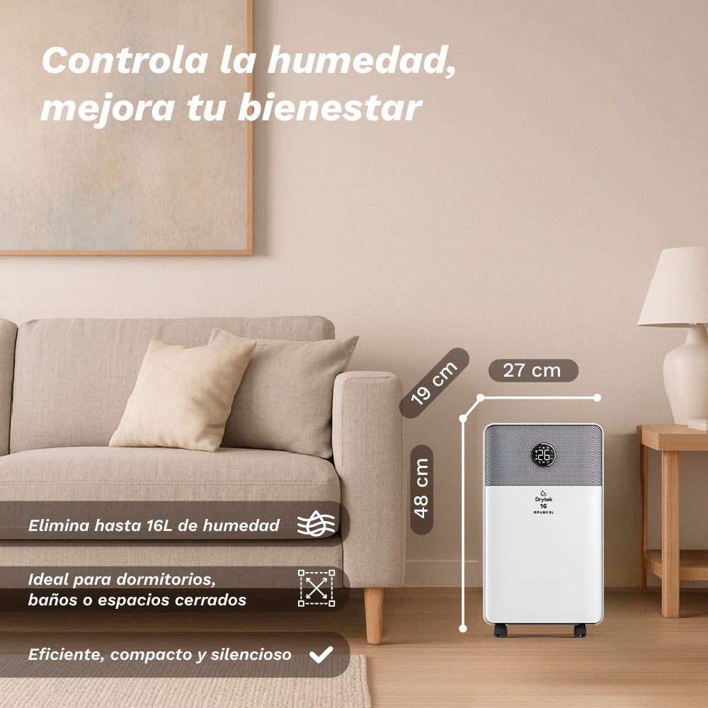 Deshumidificador 16 L/día Grunkel DH-16DT