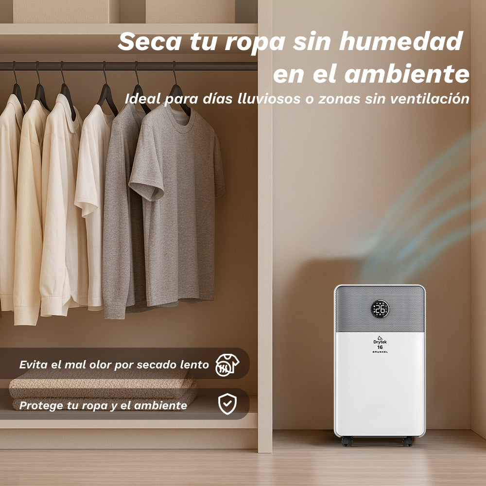 Deshumidificador 16 L/día Grunkel DH-16DT